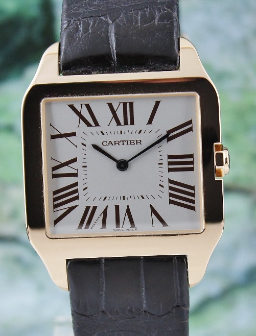 (image for) Cartier Santos Dumont 18K Pink Gold Manual Winding Watch / 2650